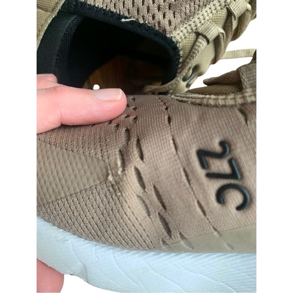 Nike Air Max 270 Brown Black & White Gym Running Workout Shoe Mens 8 Womens 9.5 - Picture 9 of 9